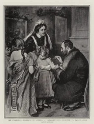 De Pokkenepidemie in Londen, een Gewetensbezwaarde tegen Vaccinatie